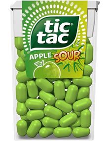 Tic Tac med Sur Eplesmak 18 gram