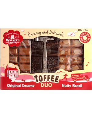 Walkers Toffee Duo med Metalhammer 200 gram - Gaveæske