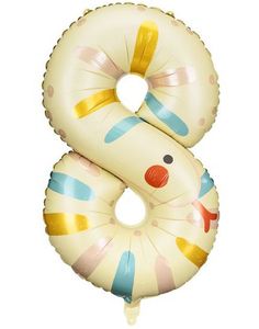 8-Tallet Slange Folieballong