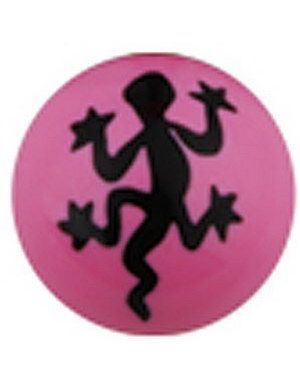 Salamander - Rosa/Sort Akrylkugle