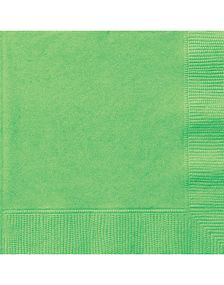 20 stk Limegrønne Servietter 33x33 cm