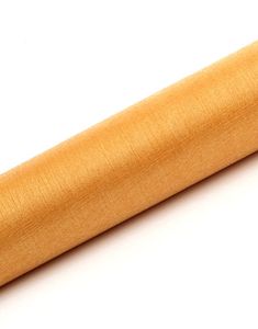 GULDFARVET Organzaløber med Skinnende-Effekt 36 cm x 9 meter