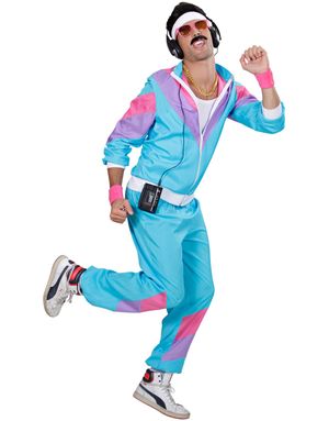 80's Træningstøj - Herrekostume