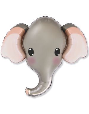 Elefant Folieballong 81x99 cm