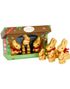 Gavepakke med Lindt Gullkanin Sjokoladefigurer 130 gram