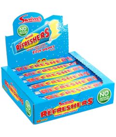 60 stk Swizzels Refreshers Chew Bar med Citronsmag 18 gram - Hel Æske
