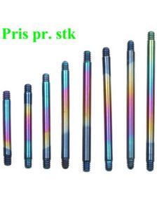 Multi Lige stang i Titan til 1,6 mm Kugle