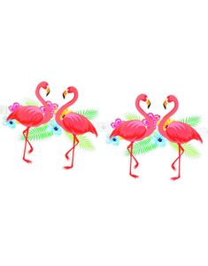 3 Meter Flamingo Guirlander - Hawaii Sunset