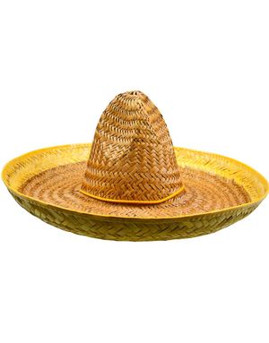 Sombrero Stråhat i Gul 47 cm