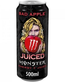 1 stk Monster Energy Juiced Bad Apple 500 ml Energidrikk