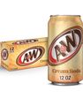 12 stk A&W Cream Soda - Hel Kasse 12x355 ml (USA Import)