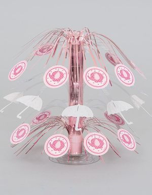 Borddekoration 21,5 cm - Babyshower Pink Elephant