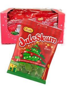 24 stk Cloetta Juleskum med Vingummi - Hel Kasse 2,4 kg