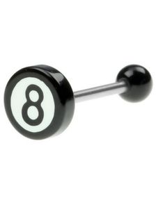 Eight Ball - Tungepiercing