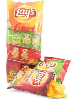 6 stk Lay's Potetgull med 3 Forskjellige Smaker 27 gram