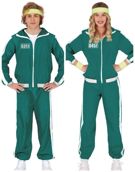 Parkostume - Squid Game-inspireret Tracksuit Kostume